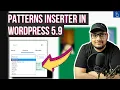 Patterns Inserter in Block Editor New Patterns Explorer in WordPress 5 9 Blogging Unplugged Clips