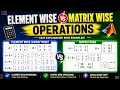 Element-wise and Matrix-wise Operations in MATLAB Easy Explanation with Examples MATLAB