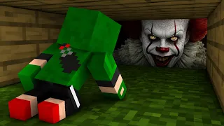 AMIGOS SOBREVIVEM AO PALHAÇO IT A COISA NO MINECRAFT!! (Pennywise)