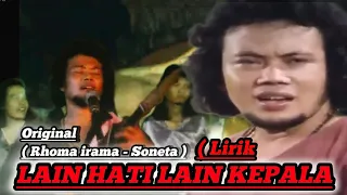 lain hati lain kepala rhoma irama soneta lirik 