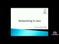 Networking in Java