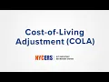 90 Seconds with NYCERS - Cost of Living Adjustment COLA