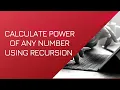 Calculate power of any number using Recursion in C Celotek