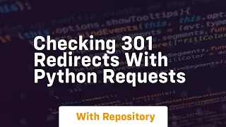Checking 301 redirects with python requests