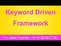 Keyword Driven Framework Day 45