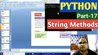 PYTHON Part-17 String Methods