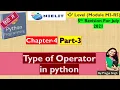 olevel chapter 4 part 3 type of operator in python programming m3r5