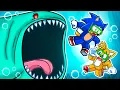 Download Lagu Swallowed By SEA MONSTERS In Roblox!