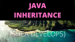 Beginner Java Tutorial on Inheritance Object Oriented Programming Principles