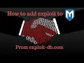 how to add exploit to metasploit