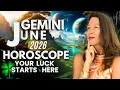 GEMINI Sun Moon Rising JUNE 2026 HUGE Financial Blessings Arrive This June