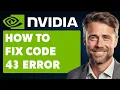 How to Fix Code 43 Error on Nvidia eGPU Full 2024 Guide