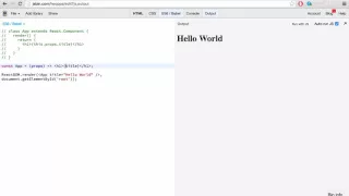 Getting started with React Stateless Components