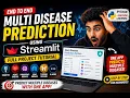 Multi Disease Prediction Using Streamlit Full Project Tutorial Python ML