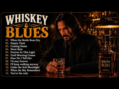 Midnight Whiskey Blues 🍂 The Best Slow Blues for Lonely Nights 1 Hour