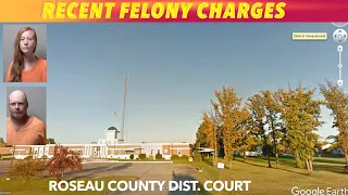 Recent Felony Charges In Roseau County District Court