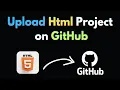 How to Upload HTML on GitHub