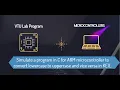 Simulate a program in C for ARM microcontroller to convert lower to uppercase and vice versa in KEIL