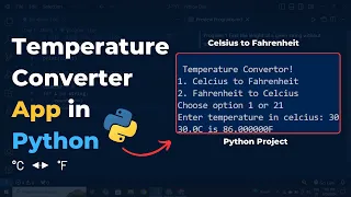 Build a Temperature Converter App in Python Step-by-Step Guide