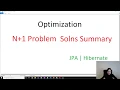 Optimization - N 1 Problem Solutions Summary