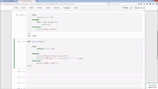 Python 3 6 Tutorial for Beginners Part-8 Error Handling