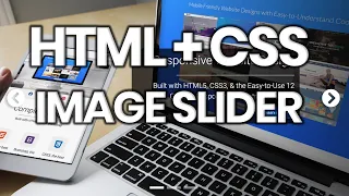 HTML CSS Image Slider with Bootstrap 4 - Responsive Carousel with Content
