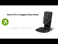 How to fix a clogged iRobot Clean Base