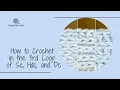 How to Crochet in the 3rd Loop of Sc c and Dc