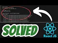 Cannot find module require stack in React JS SOLVED
