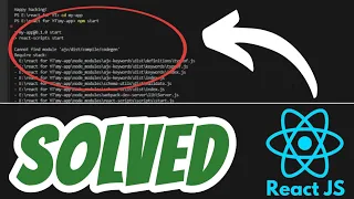 Cannot find module require stack in React JS SOLVED