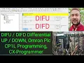 DIFU DIFD Differential UP DOWN Omron Plc CP1L Programming CX-Programmer