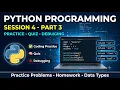 Python Programming for Beginners Session 4 part 3 Variables in Python Complete Tutorial