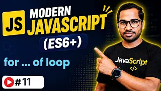 for of loop in ES6 ECMAScript 6 Modern JavaScript ES6 Tutorial in 2026