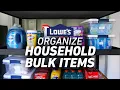 BULKY ITEMS Storage and Organization Solutions