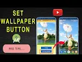 Set wallpaper in android App How to implement Wallpaper Button in Android Studio Android Tutorial