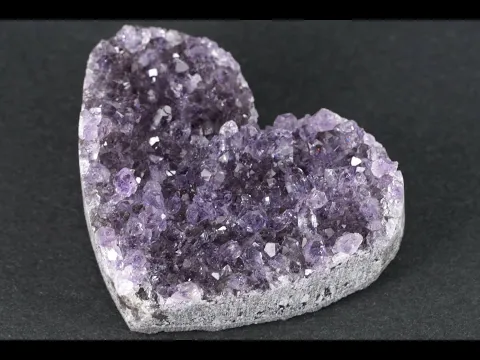ハート形アメジスト クラスター 28.8g｜天然石 原石 通販キラリ石