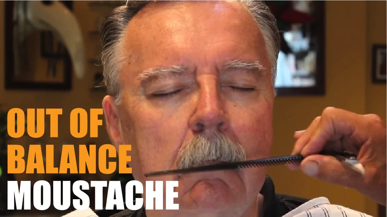 Out of Balance Mustache Grooming