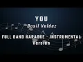 You - Basil Valdez (Full Band Karaoke) Female Key - Instrumental