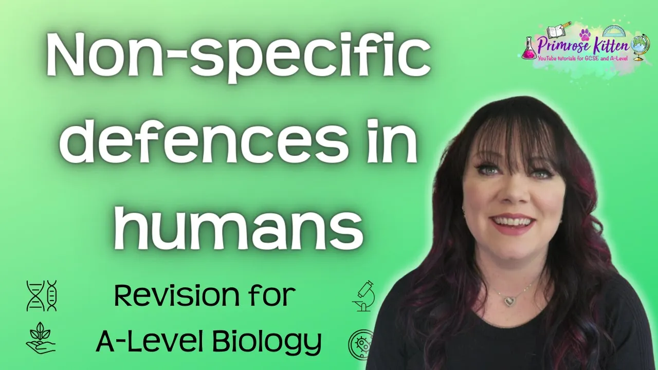 Non-specific defences in humans | Revision for Biology A-Level