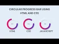 How To Make Circular Progress Bar Using HTML CSS Neomorphism Progress Bar