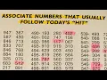 FOLLOW UP S Associate Lottery Numbers 2022 Pick 3
