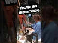 Download Lagu My first time painting live at a wedding, Greece #liveweddingpainter#oil #weddingartist#greece