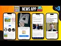 Learn News App in Flutter with 2 REAL Projects Rest API State Management - 2025