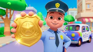 Police Officer Song for Toddlers 👮 Fun Educational Songs + More | Baby Berry 🎵