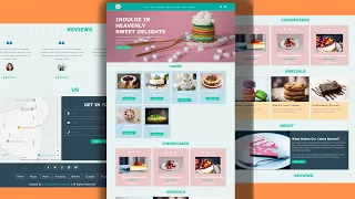 Responsive Website Design HTML CSS JS - Bakery Website