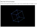 Javascript 3D Cube Animation