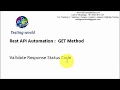 Rest Assured Validate Status Code