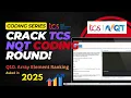 TCS NQT Coding Series 10 Array Element Ranking Approach Step-by-Step Explanation