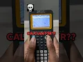 Playing Mario on a CALCULATOR