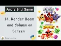 Angry Bird Game in Python Render Beam and Column on Screen
